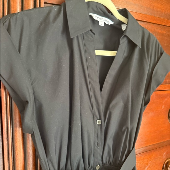 Black cap sleeve Veronica Beard Dress - Picture 5 of 7